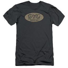 GMC Vintage Oval Logo - Men's Slim Fit T-Shirt Men's Slim Fit T-Shirt GMC   