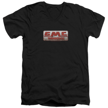 GMC Beat Up 1959 Logo - Men's V-Neck T-Shirt Men's V-Neck T-Shirt GMC   