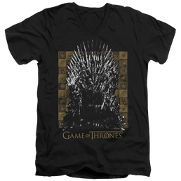Game of Thrones Iron Throne - Men's V-Neck T-Shirt Men's V-Neck T-Shirt Game of Thrones   