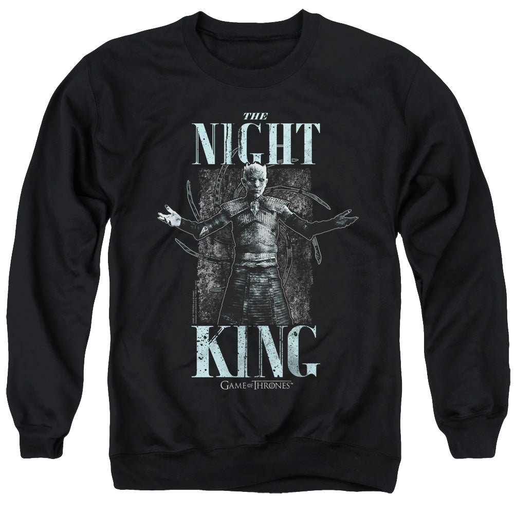 Game of Thrones The Night King - Men's Crewneck Sweatshirt Men's Crewneck Sweatshirt Game of Thrones   
