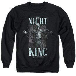 Game of Thrones The Night King - Men's Crewneck Sweatshirt Men's Crewneck Sweatshirt Game of Thrones   