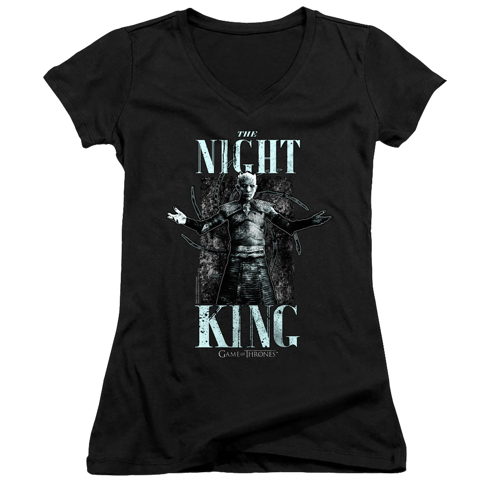 Game of Thrones The Night King - Juniors V-Neck T-Shirt Juniors V-Neck T-Shirt Game of Thrones   