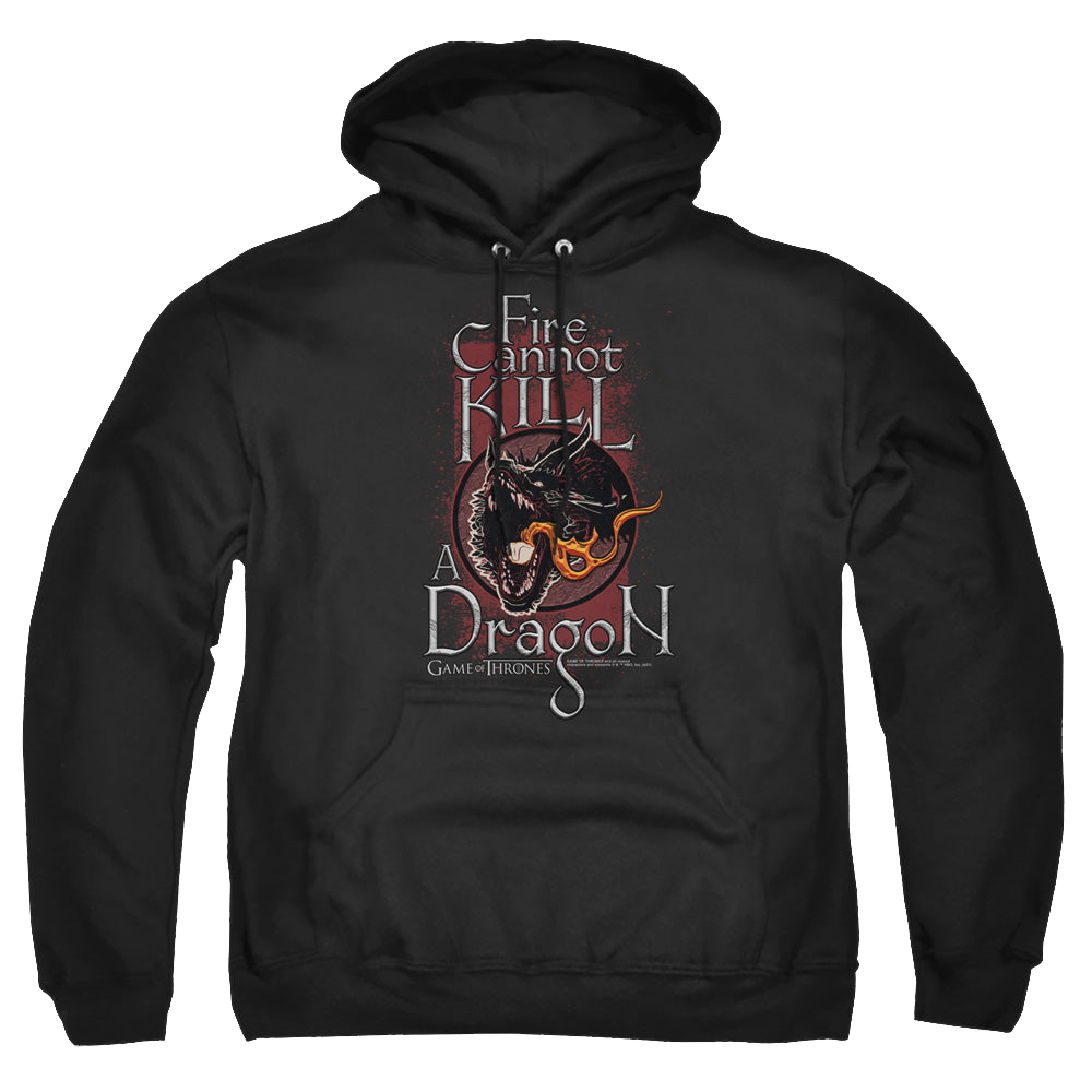 Game of Thrones Fire Cannot Kill A Dragon - Pullover Hoodie Pullover Hoodie Game of Thrones   