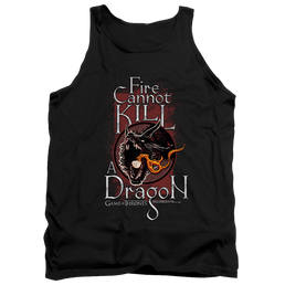 Game of Thrones Fire Cannot Kill A Dragon - Men's Tank Top Men's Tank Game of Thrones   