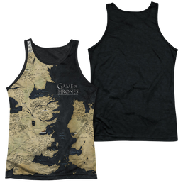 Game of Thrones Westeros Map - Men's Black Back Tank Top Men's Black Back Tank Game of Thrones   