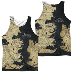Game of Thrones Westeros Map (Front/Back Print) - Men's All Over Print Tank Top Men's All Over Print Tank Game of Thrones   