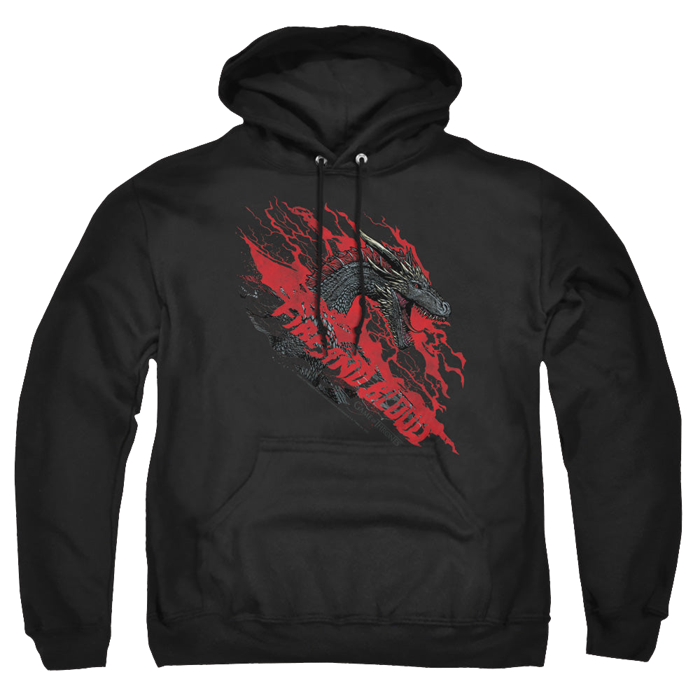 Game of Thrones Fire And Blood Dragon - Pullover Hoodie Pullover Hoodie Game of Thrones   