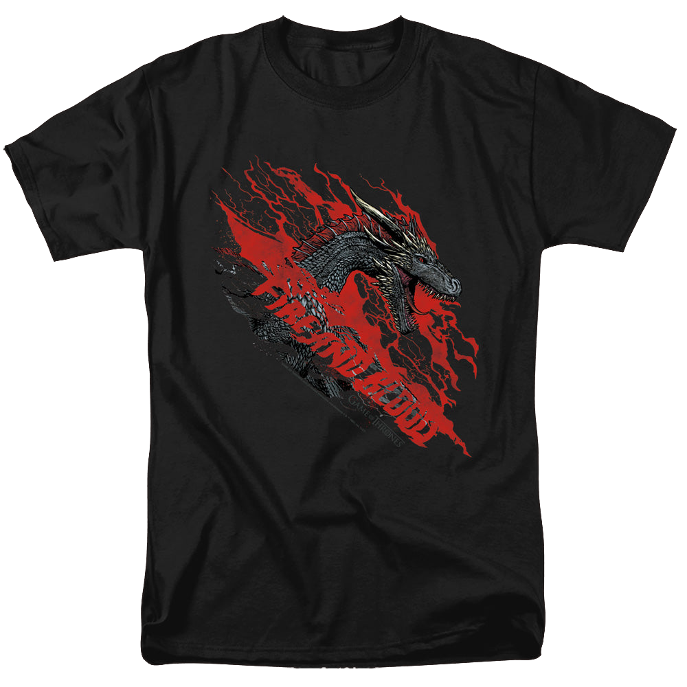 Game of Thrones Fire And Blood Dragon - Men's Regular Fit T-Shirt Men's Regular Fit T-Shirt Game of Thrones   