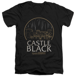 Game of Thrones Castle Black - Men's V-Neck T-Shirt Men's V-Neck T-Shirt Game of Thrones   