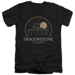 Game of Thrones Dragonstone - Men's V-Neck T-Shirt Men's V-Neck T-Shirt Game of Thrones   