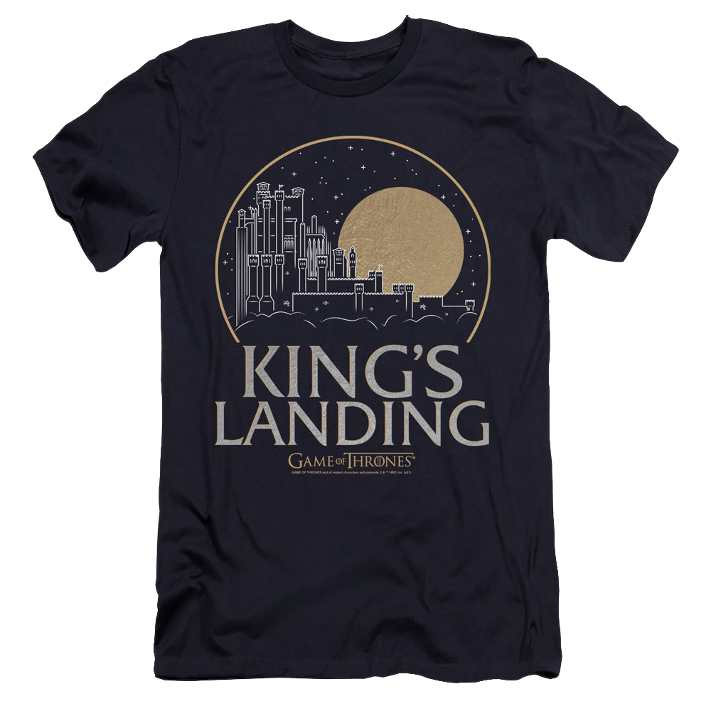 Game of Thrones Kings Landing - Men's Premium Slim Fit T-Shirt Men's Premium Slim Fit T-Shirt Game of Thrones   