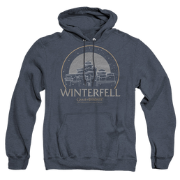 Game of Thrones Winterfell - Heather Pullover Hoodie Heather Pullover Hoodie Game of Thrones   