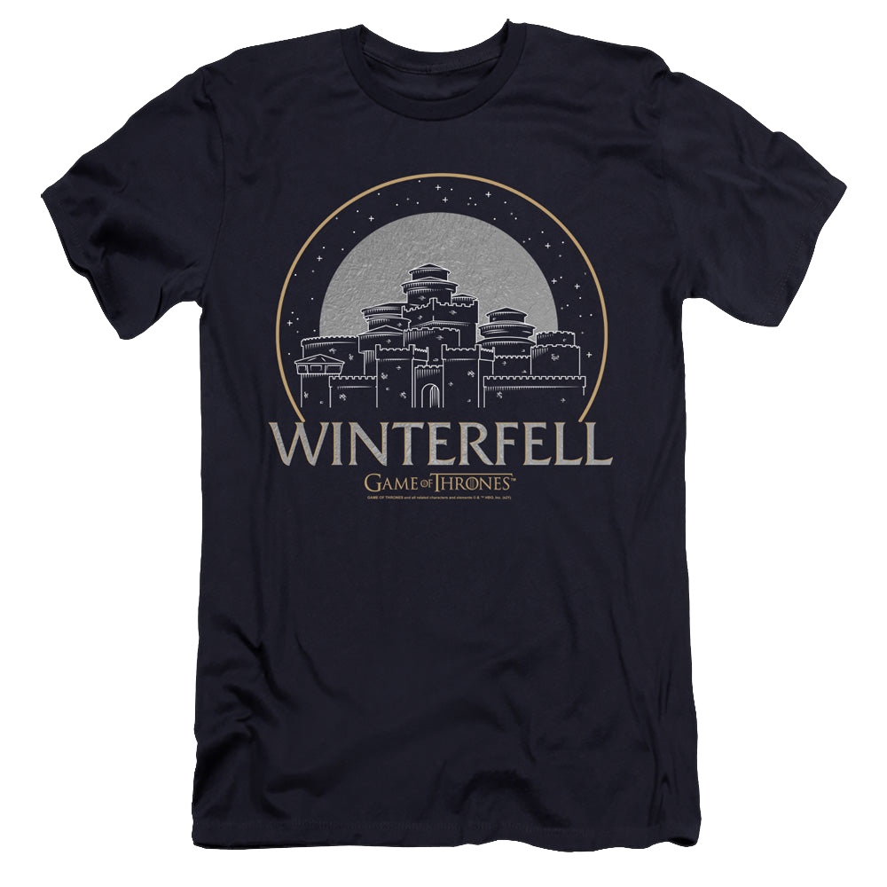 Game of Thrones Winterfell - Men's Premium Slim Fit T-Shirt Men's Premium Slim Fit T-Shirt Game of Thrones   