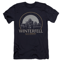 Game of Thrones Winterfell - Men's Premium Slim Fit T-Shirt Men's Premium Slim Fit T-Shirt Game of Thrones   