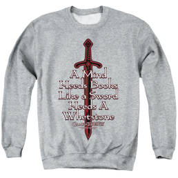 Game of Thrones The Mind Needs Books - Men's Crewneck Sweatshirt Men's Crewneck Sweatshirt Game of Thrones   