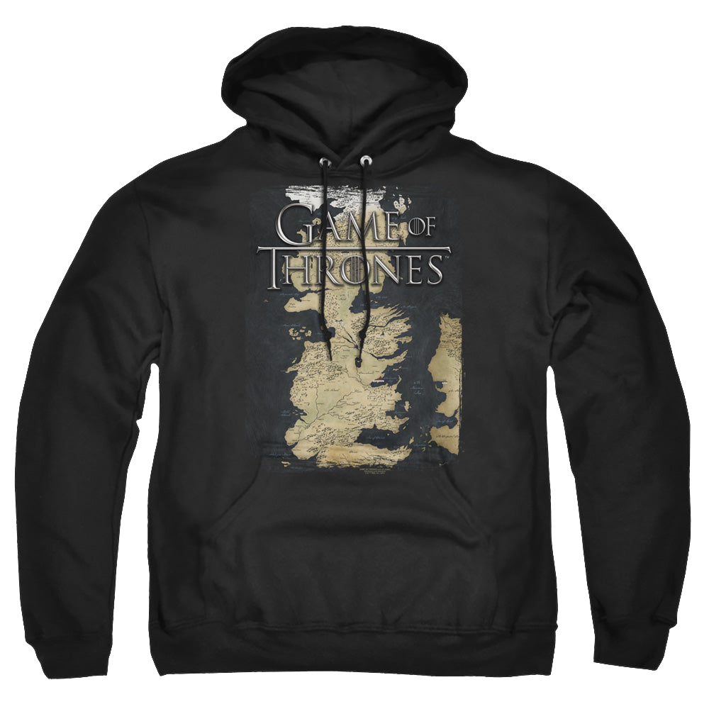 Game of Thrones Series Map - Pullover Hoodie Pullover Hoodie Game of Thrones   