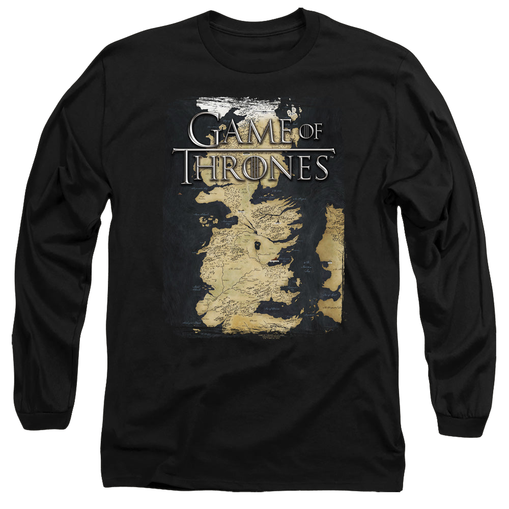 Game of Thrones Series Map - Men's Long Sleeve T-Shirt Men's Long Sleeve T-Shirt Game of Thrones   