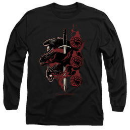 Game of Thrones Targaryen Dragons - Men's Long Sleeve T-Shirt Men's Long Sleeve T-Shirt Game of Thrones   