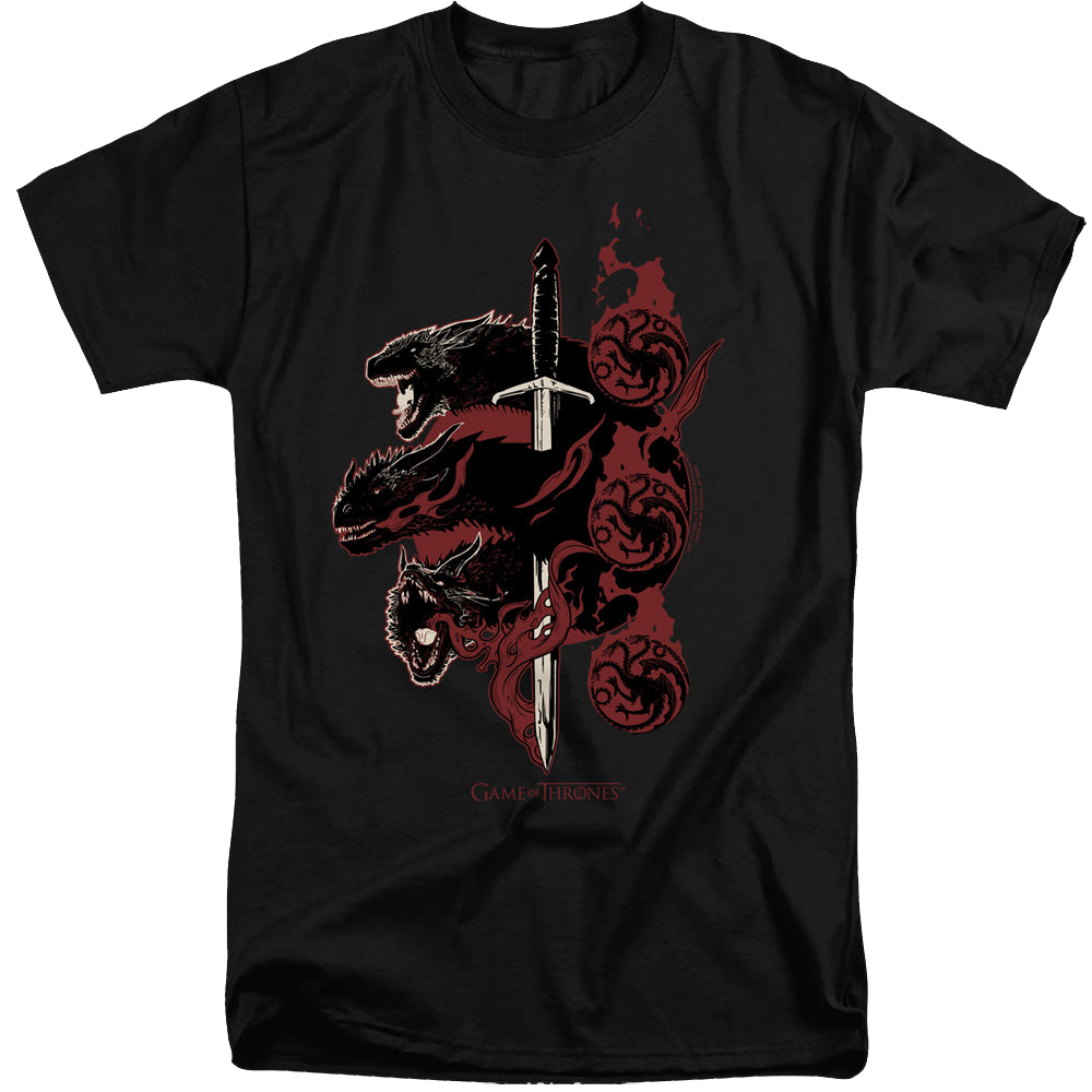 Game of Thrones Targaryen Dragons - Men's Tall Fit T-Shirt Men's Tall Fit T-Shirt Game of Thrones   
