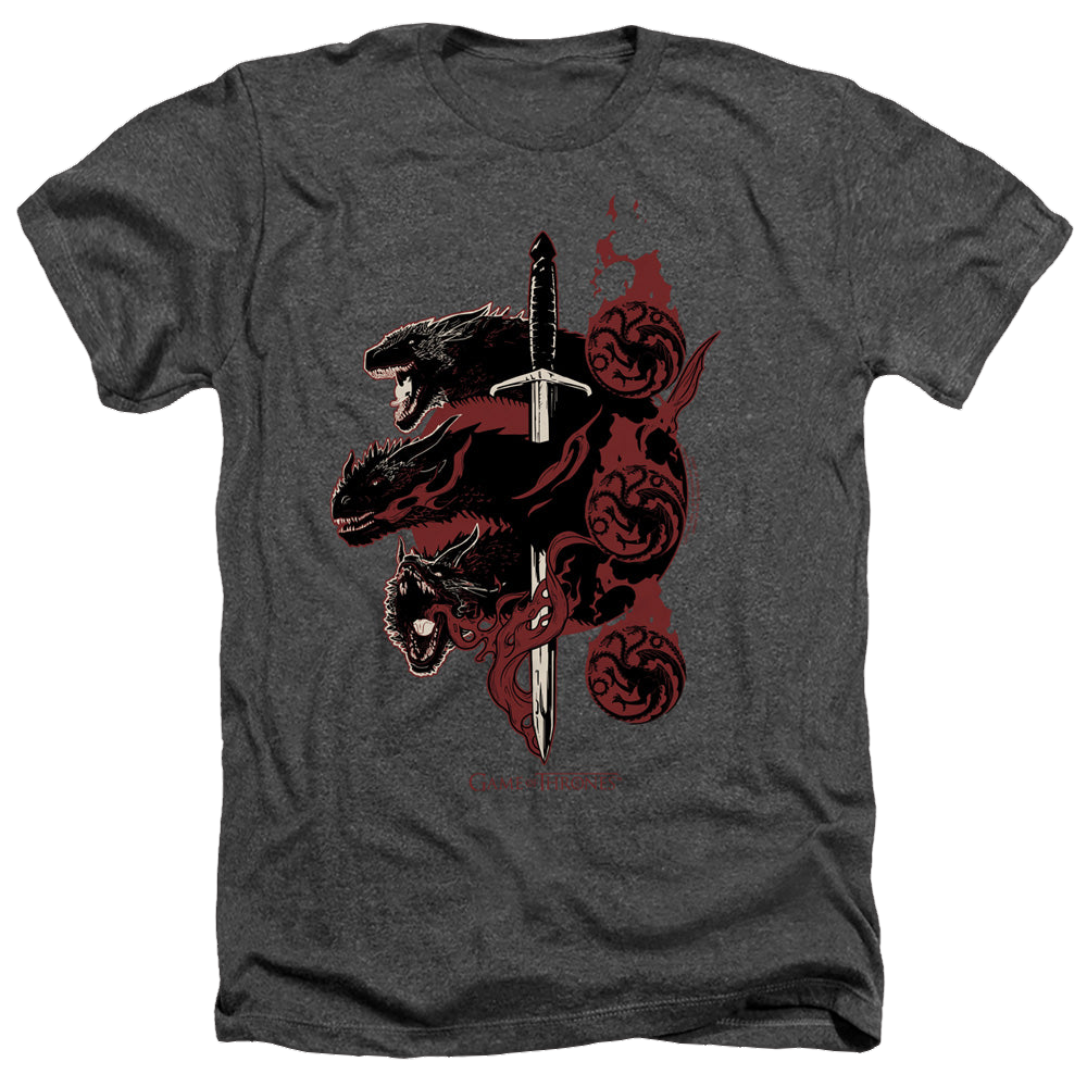 Game of Thrones Targaryen Dragons - Men's Heather T-Shirt Men's Heather T-Shirt Game of Thrones   