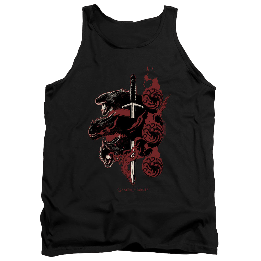 Game of Thrones Targaryen Dragons - Men's Tank Top Men's Tank Game of Thrones   