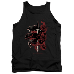 Game of Thrones Targaryen Dragons - Men's Tank Top Men's Tank Game of Thrones   