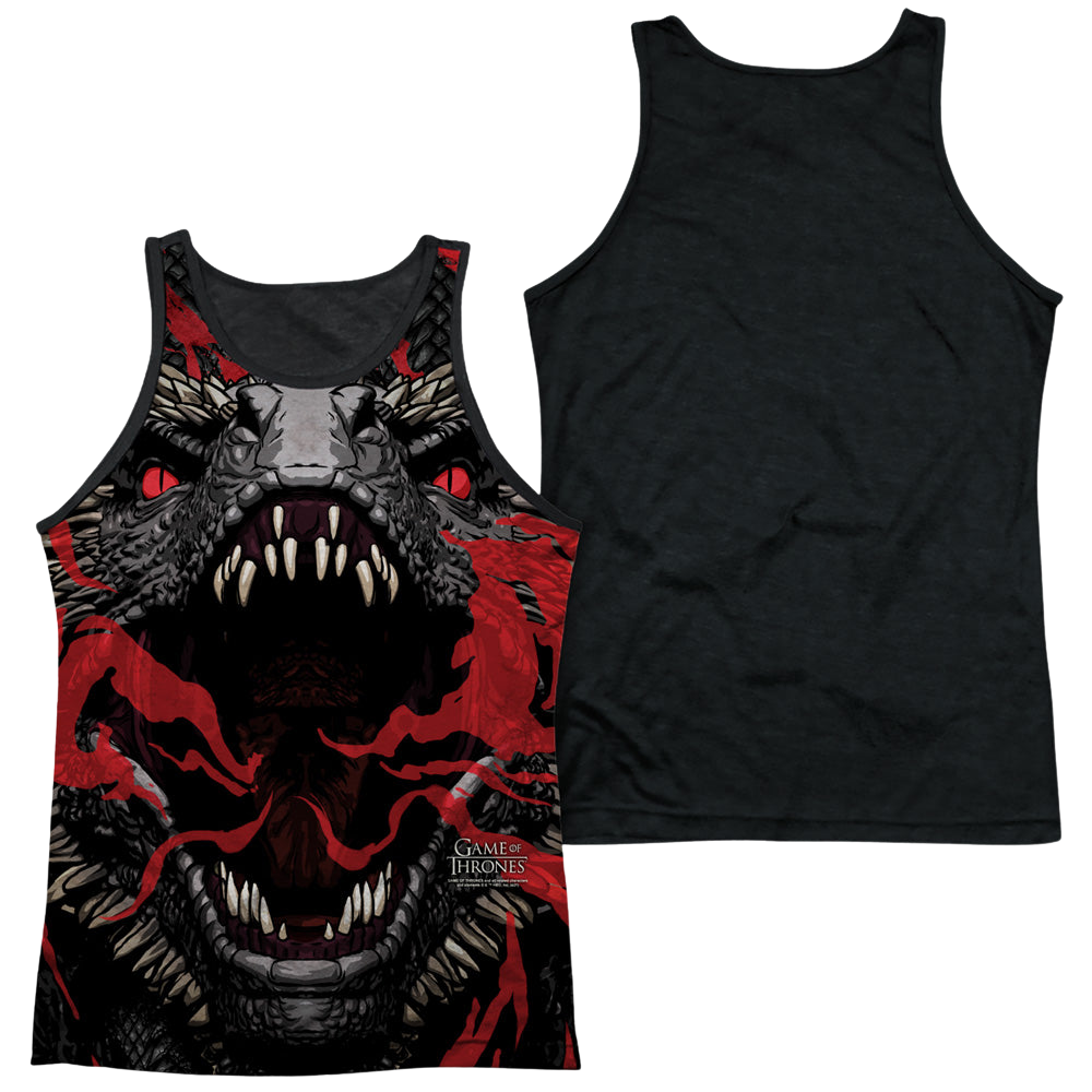 Game of Thrones Dragons - Men's Black Back Tank Top Men's Black Back Tank Game of Thrones   