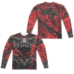 Game of Thrones Dragons (Front/Back Print) - Men's All-Over Print Long Sleeve Men's All-Over Print Long Sleeve Game of Thrones   
