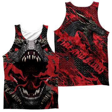Game of Thrones Dragons men's all-over print tank