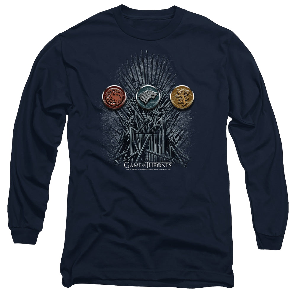 Game of Thrones For The Throne Sigils - Men's Long Sleeve T-Shirt Men's Long Sleeve T-Shirt Game of Thrones   