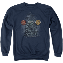 Game of Thrones For The Throne Sigils - Men's Crewneck Sweatshirt Men's Crewneck Sweatshirt Game of Thrones   