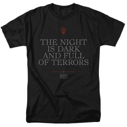 Game of Thrones Night Is Dark - Men's Regular Fit T-Shirt Men's Regular Fit T-Shirt Game of Thrones   
