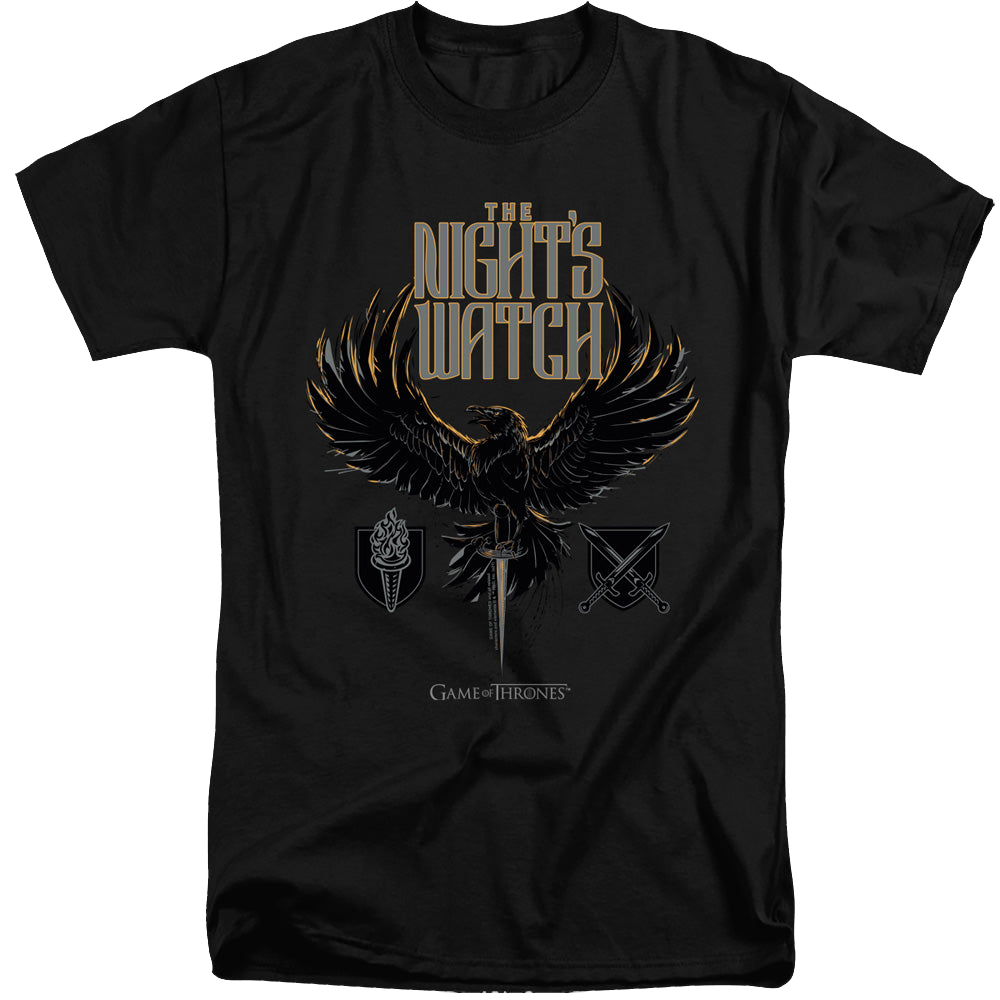 Game of Thrones The Nights Watch - Men's Tall Fit T-Shirt Men's Tall Fit T-Shirt Game of Thrones   