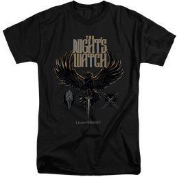 Game of Thrones The Nights Watch - Men's Tall Fit T-Shirt Men's Tall Fit T-Shirt Game of Thrones   
