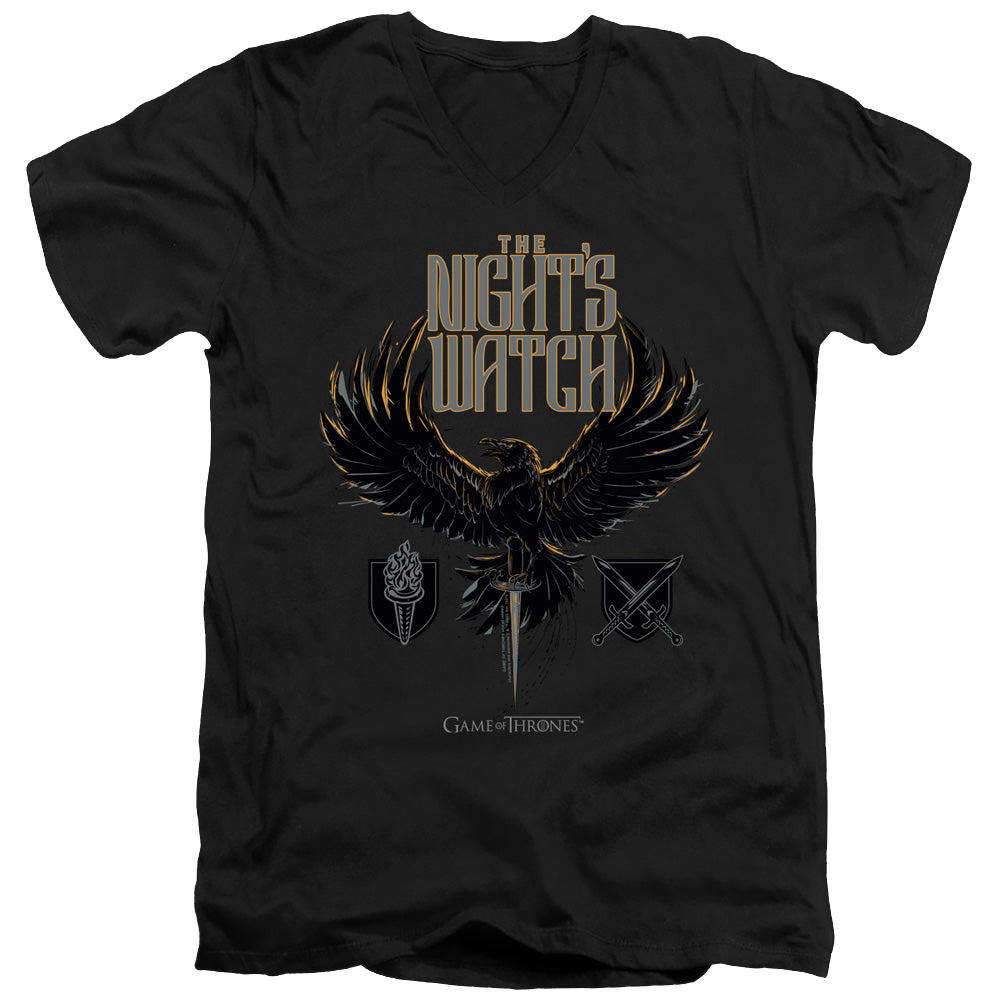Game of Thrones The Nights Watch - Men's V-Neck T-Shirt Men's V-Neck T-Shirt Game of Thrones   