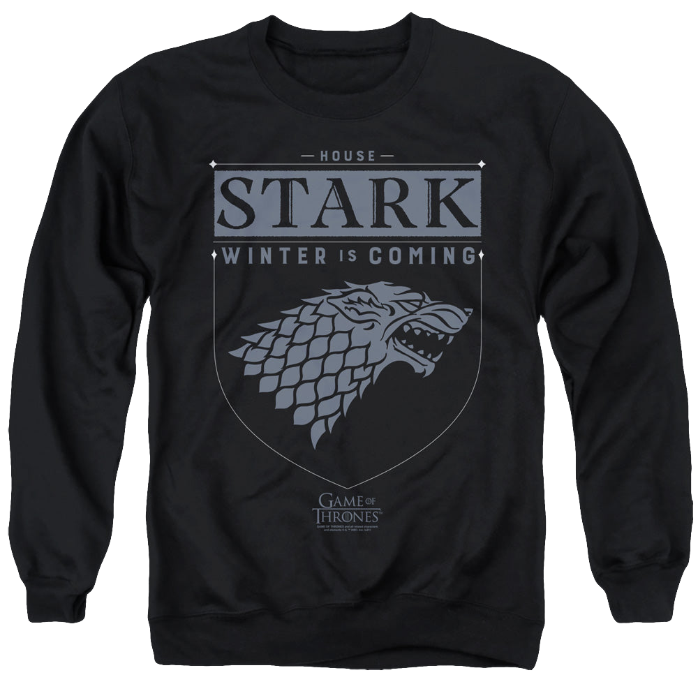 Game of Thrones House Stark Sigil - Men's Crewneck Sweatshirt Men's Crewneck Sweatshirt Game of Thrones   