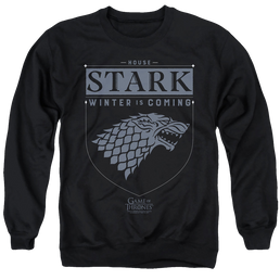 Game of Thrones House Stark Sigil - Men's Crewneck Sweatshirt Men's Crewneck Sweatshirt Game of Thrones   