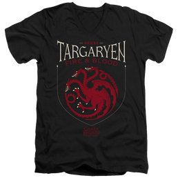 Game of Thrones House Targaryen Sigil - Men's V-Neck T-Shirt Men's V-Neck T-Shirt Game of Thrones   