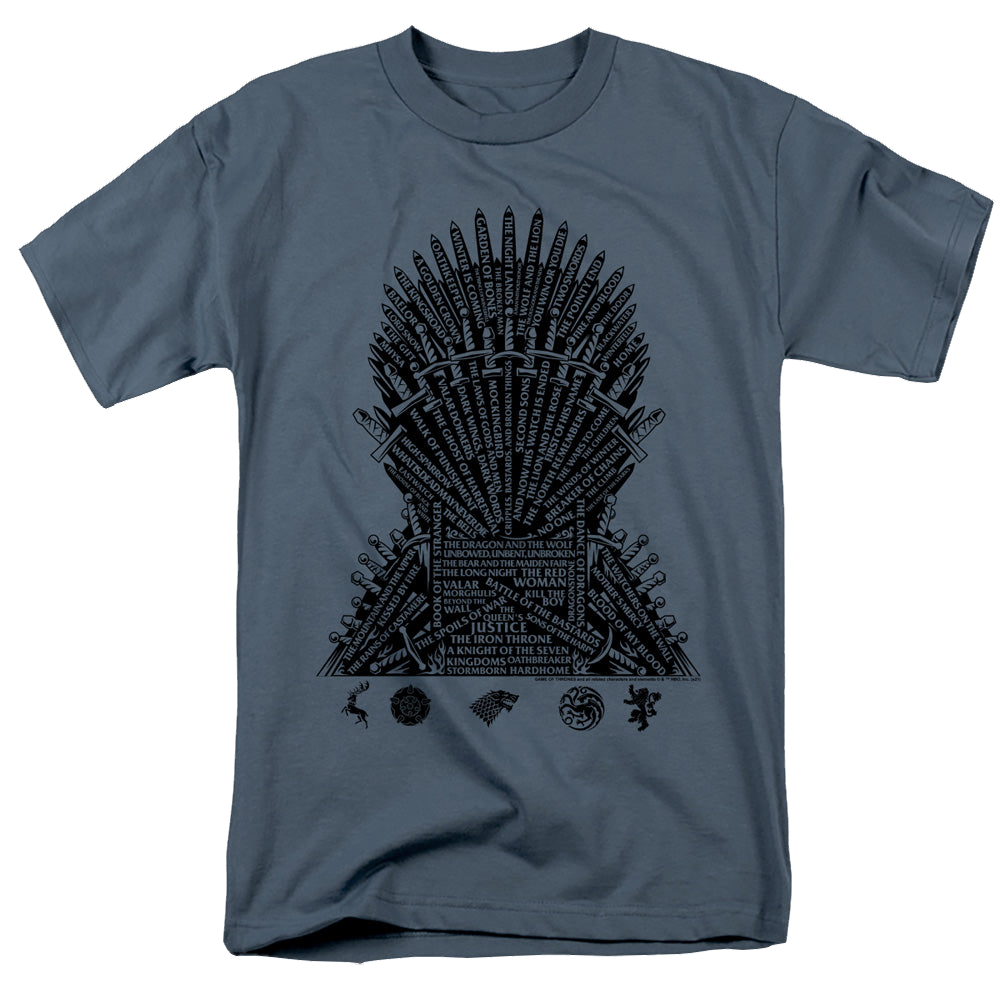 Game of Thrones What Builds The Throne - Men's Regular Fit T-Shirt Men's Regular Fit T-Shirt Game of Thrones   