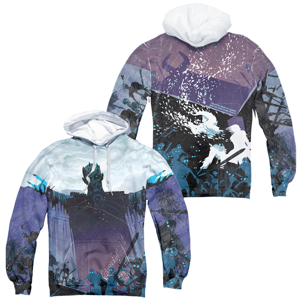 Game of Thrones The Dead Come (F/B) - All-Over Print Pullover Hoodie All-Over Print Pullover Hoodie Game of Thrones   