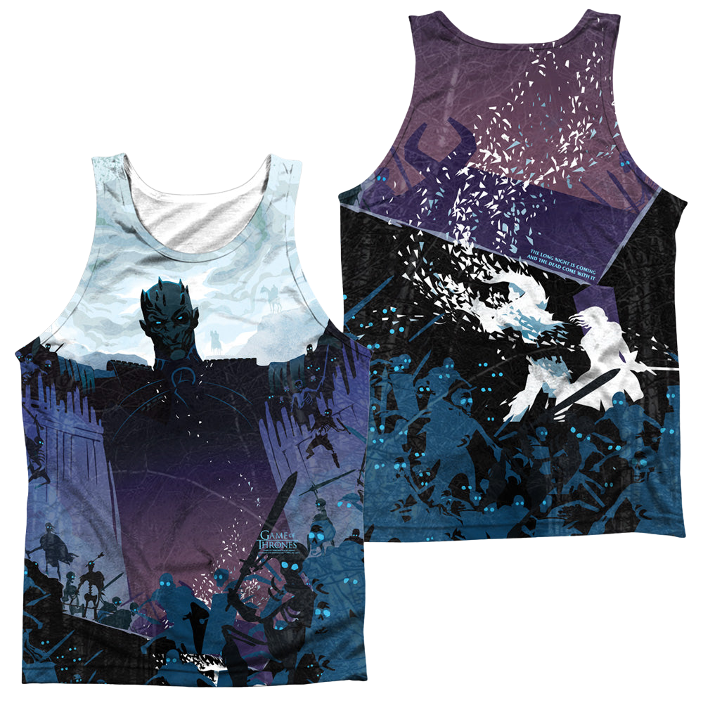 Game of Thrones The Dead Come (F/B) - Men's All Over Print Tank Top Men's All Over Print Tank Game of Thrones   