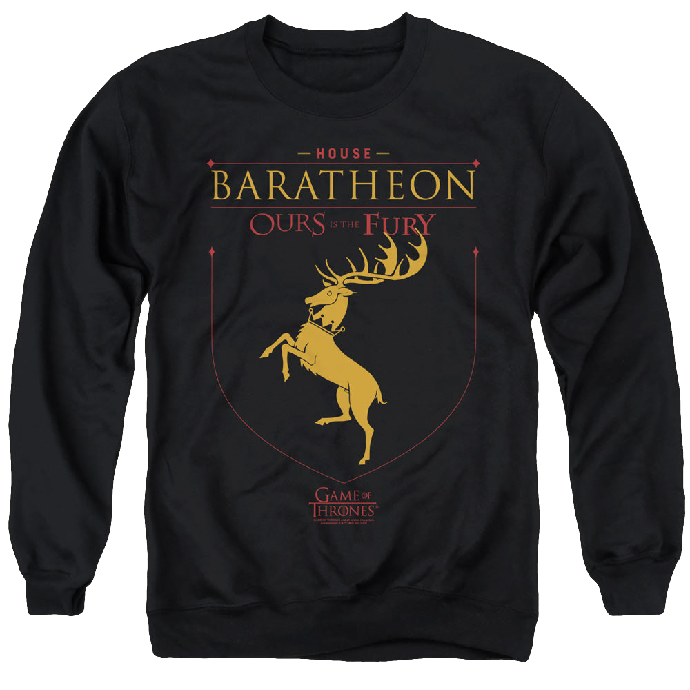 Game of Thrones House Baratheon Sigil - Men's Crewneck Sweatshirt Men's Crewneck Sweatshirt Game of Thrones   