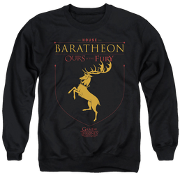 Game of Thrones House Baratheon Sigil - Men's Crewneck Sweatshirt Men's Crewneck Sweatshirt Game of Thrones   