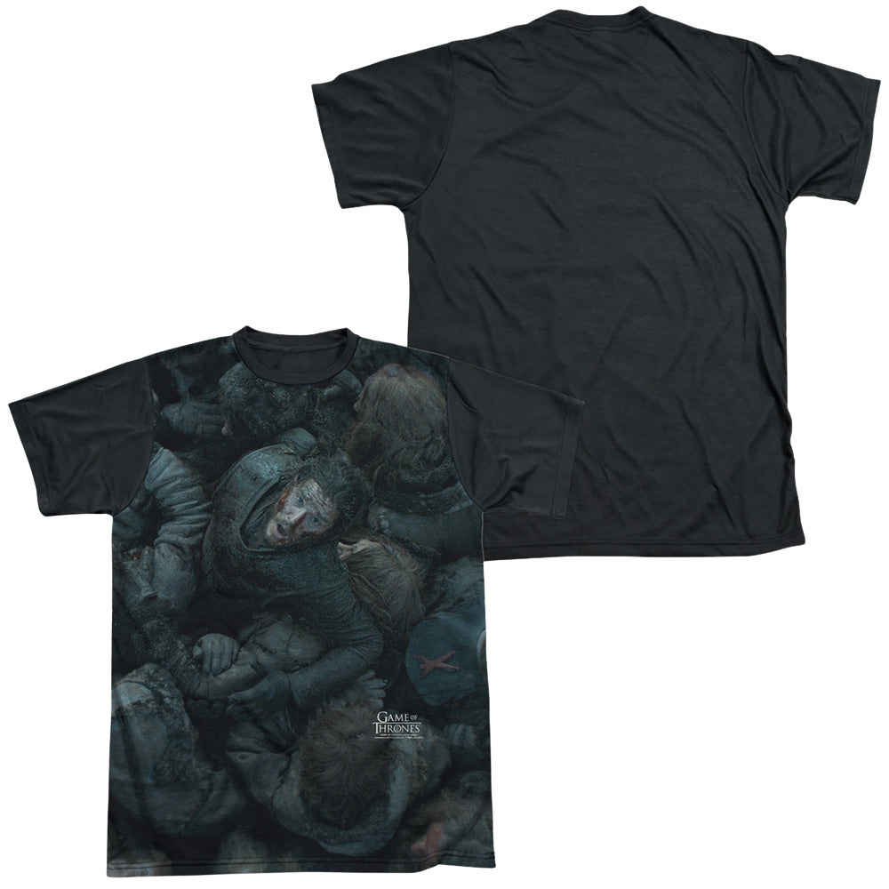 Game of Thrones Jon Snow The Throne - Men's Black Back T-Shirt Men's Black Back T-Shirt Game of Thrones   