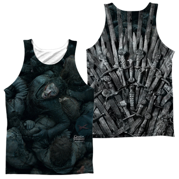 Game of Thrones Jon Snow The Throne (F/B) men's all-over print tank