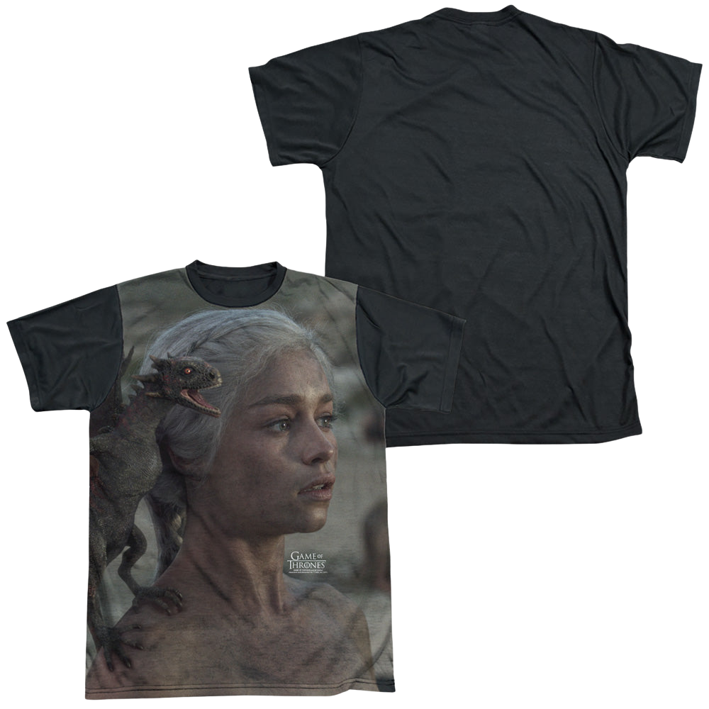 Game of Thrones Daenerys For The Throne - Men's Black Back T-Shirt Men's Black Back T-Shirt Game of Thrones   