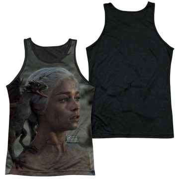 Game of Thrones Daenerys For The Throne men's black back tank