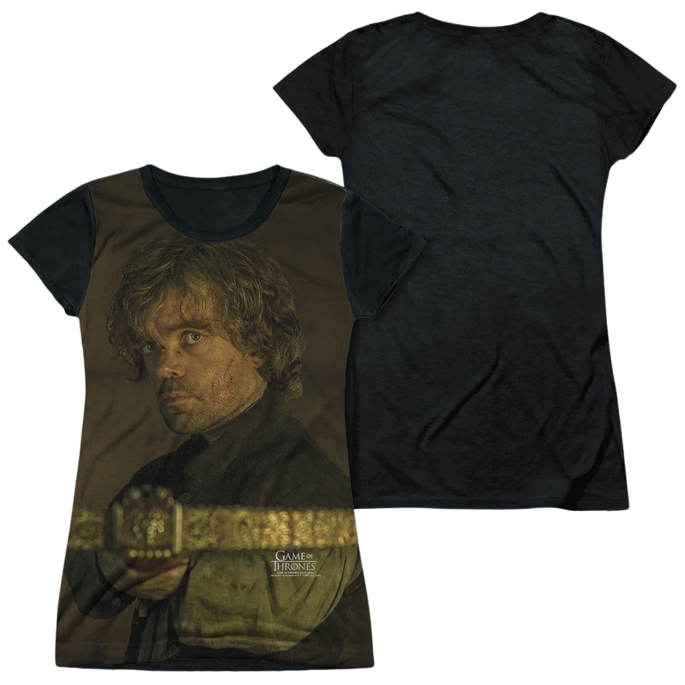 Game of Thrones Tyrion For The Throne - Juniors Black Back T-Shirt Juniors Black Back T-Shirt Game of Thrones   