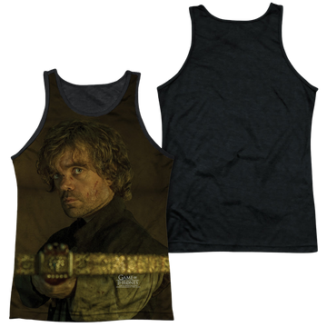 Game of Thrones Tyrion For The Throne men's black back tank
