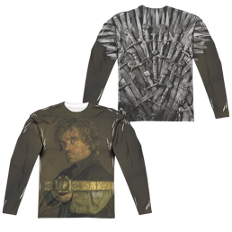 Game of Thrones Tyrion For The Throne (Front/Back Print) - Men's All-Over Print Long Sleeve Men's All-Over Print Long Sleeve Game of Thrones   